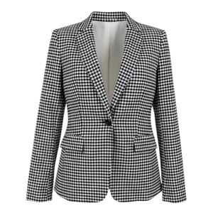 Banana Republic Long and Lean Blazer Jacket Gingham Size 2